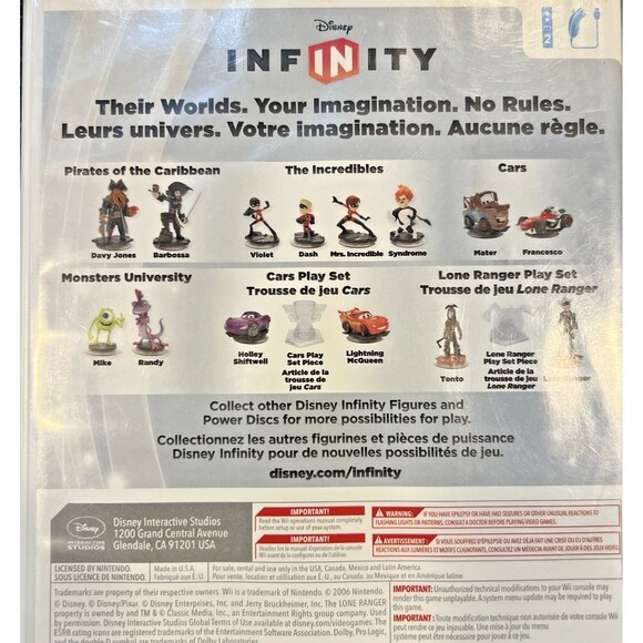 Wii Dusney Infinity Game - Picture 5 of 8